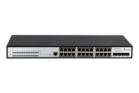 Extralink EX.19737 tinklo komutatorius Valdomas L3 Gigabit Ethernet (10/100/1000) Maitinimas per Eternetą (PoE) 1U Balta