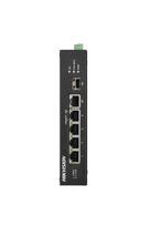 Hikvision DS-3T0306HP-E/HS tinklo komutatorius Ne-valdomas L2 Fast Ethernet (10/100) Maitinimas per Eternetą (PoE) Pilka