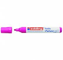 Tekstilės žymeklis Edding 4500, apvaliu galiuku, 2-3mm, neoninės rožinės spalvos