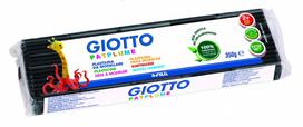 Plastilinas Fila Giotto Patplume, 350g, juodos spalvos