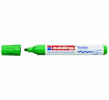 Tekstilės žymeklis Edding 4500, apvaliu galiuku, 2-3mm, tamsiai žalios spalvos