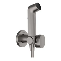 Hansgrohe potinkinis bidė maišytuvo komplektas  ECO SMART 29232340 brushed black chrome spalvos