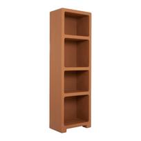 Terakotos spalvos pastatoma lentyna 60x190x35 cm Naluno – Light & Living