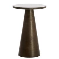 Su marmuriniu stalviršiu apvalios formos šoninis stalas ø 29 cm Ynez – Light & Living