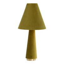 Žalios spalvos stalinis šviestuvas (aukštis 61 cm) su tekstiliniu gaubtu Devia – Light & Living