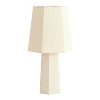 Kreminės spalvos stalinis šviestuvas (aukštis 50 cm) su tekstiliniu gaubtu Musabo – Light & Living
