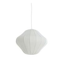 Kreminės spalvos kabantis šviestuvas ø 10 cm su tekstiliniu gaubtu Sukau – Light & Living