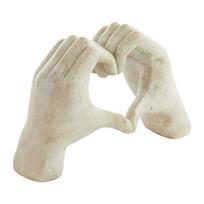Iš polirezino statulėlė (aukštis 15 cm) Hands – Light & Living