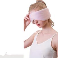 Miego rinkinys akių kaukė ir ausų kamštukai, Rožinė Pilka