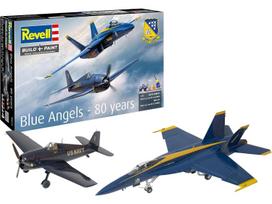 Revell - Blue Angels - 80 years F/A-18E Super Hornet & F6F-5 Hellcat dovanų komplektas, 1/72, 05613