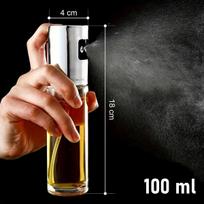 Aliejaus purkštuvas 100 ml, ketaus vaflinėms ir keptuvėms (stiklinis aliejaus dozatorius)