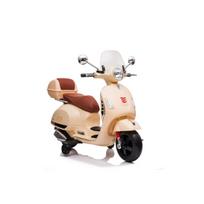 Vaikų elektrinis motoroleris RunRunToys Vespa Ruda 12V