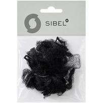Tinklelis plaukams Sibel Day Net Black SIB005482, juodas, 2 vnt.