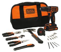 Akumuliatorinis gręžtuvas su akumuliatoriumi Black & Decker BDCDC18HTSA-QW, 1.5 Ah