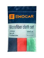 Ewocar Microfiber Cloth Set 320GSM šluosčių rinkinys, 3vnt.