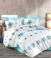 Riposo Renforce medvilnės patalynės komplektas Hippi 200x220 cm