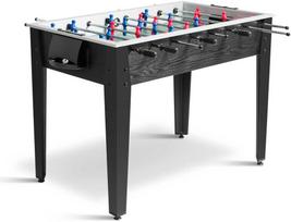 Promotions Stalo futbolo stalas, medinis, 121.9x61x78.7 cm, juodas
