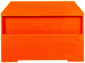 Wago 282-312 Oranžinė galinė sienelė 282-312 /25 vnt./