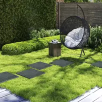 Promotions Sodo takelio akmenų rinkinys 39,5x39,5x2 cm, smėlio ir pilkos spalvos, PP medžiaga