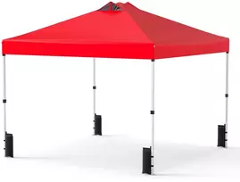 Promotions Palapinė su stogu 305x305x268 cm Raudona Sulankstoma