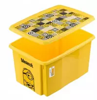 Keeeper Kaste ar vaku 45L Karolina "Minions Mosaic" 55 5x40x30cm dzeltena ()
