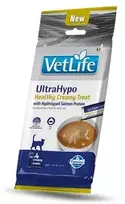 FARMINA Vet Life Cat Ultrahypo kreminis skanėstas su lašiša dėžutėje mono – skanėstas katei – 4x15g