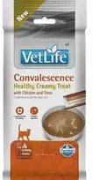 FARMINA Vet Life Cat Convalescence kreminis skanėstas su vištiena ir tunu dėžutėje – skanėstas katei – 4x15g