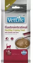 FARMINA Vet Life kačių virškinimo trakto kreminis skanėstas su vištiena ir tunu dėžutėje – skanėstas katei – 4x15g