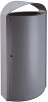Antivandalinė pastatoma lauko šiukšliadėžė AUWEKO KENDO 65211, 60 l