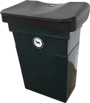 Pakabinama šunų ekskrementų šiukšliadėžė REGENT 50 Dog Waste Bin, 50 l, žalia