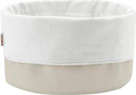 Stelton - Classic Bread Bag – Cotton - Sand/White – Ø 23 × H 21 cm