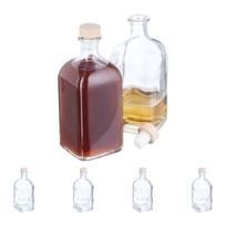 6 stiklinių butelių rinkinys 500 ml