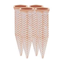 4 molinių laistymo kūgių rinkinys Zig-Zag