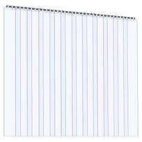 Skaidri PVC juostinė užuolaida 2,1 x 1,8 m
