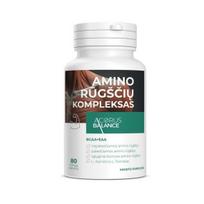 Amino rūgščių kompleksas BCAA+EAA, baltymų sintezei – Acorus balance, 80 kaps.
