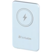 Verbatim Wireless Powerbank Charge 'n' Go 5,000mAh (sky blue, Qi, PD 3.0, Quick Charge 3.0)