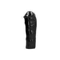 Elegantiškas 20 cm ilgio dildo su plačiu pagrindu saugiam naudojimui