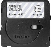 Brother Brother BTAG-135 taśmy do etykietowania White na przezroczystym | BTAG135 | 4977766835916