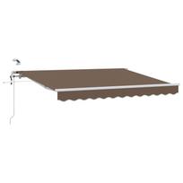 Skėtis Audinys Taupe 400 × 300 cm Poliesteris
