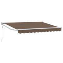 Pavėsinė Taupe 4 × 3 m Poliesteris ir Metalas