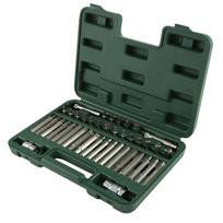 Keičiamų antgalių rinkinys (IMBUS, TORX,SPLINE) 42vnt