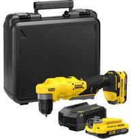 Akumuliatorinis kampinis gręžtuvas su akumuliatoriumi Stanley SFMCD750D2K-QW, 18 V, 2 Ah