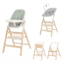 4in1 maintimo kėdutė ir gultukas Carrello Ergo, Elora green