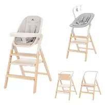 4in1 maintimo kėdutė ir gultukas Carrello Ergo, Linen beige