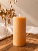 Oranžinė palmių vaško žvakė | Citrusų aromato arba bekvapė