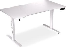 Kompiuterinių žaidimų stalas reguliuojamo aukščio Endorfy Atlas Electric EY8E002, 150 cm x 78 cm, 73 - 120 cm, balta sp.