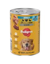 PEDIGREE Suaugusiųjų konservai 400 g drėgnas maistas visaverčiam suaugusių šunų maistui su 3 paukštienos rūšimis