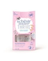 SCHESIR Baby Thrive Vištiena su vištienos kepenėlėmis kremiuke 20x8 g Papildomas maistas kačiukams