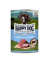 HAPPY DOG Sensible Puppy Junior Aviena ir ryžiai 400 g drėgnas maistas šuniukams ir jauniems šunims