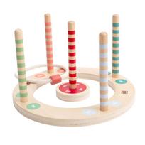 Mėtymo į taikinį žaidimas BS Toys Ring Toss, 27 cm x 27 cm, įvairių spalvų